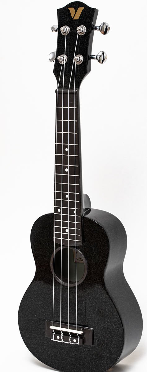 Valler UK110 Krom Burgu Siyah Soprano Ukulele
