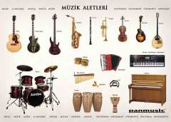 MÜZİK ALETLERİ POSTERİ - Müzik Afişi