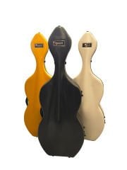 VALLER Bravo VCCS Siyah 4/4 Çello Hardcase Tekerlekli Taşıma Çantası