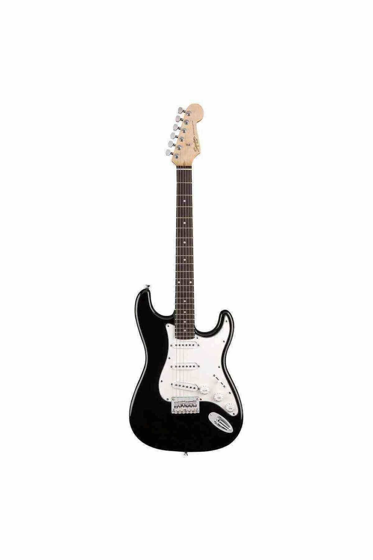 Squier MM Strat Hard Tail Black Elektro Gitar