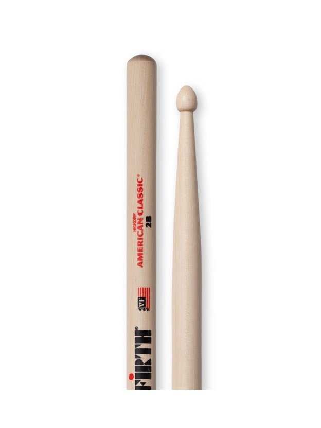 BAGET/STICK (ÇİFT), HICKORY, 0.630''x16 1/4'', MEDIUM TAPER, TIP: WOOD (AĞAÇ)/TEAR DROP, SURFACE: MEDIUM/LACQUER