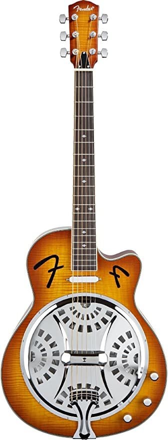 Fender FR50CE Cutaway Elektro Akustik Resonator Gitar ( Teşhir )