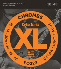 ELEKTRO GİTAR TEL SETİ, CHROMES, JAZZ LIGHT GAUGE (11-50), WARM / MELLOW TONE - FLAT WOUND