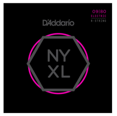 Daddario ELEKTRO GİTAR TEL SETİ, SUPER LIGHT (NICKEL-CARBON NYXL0980