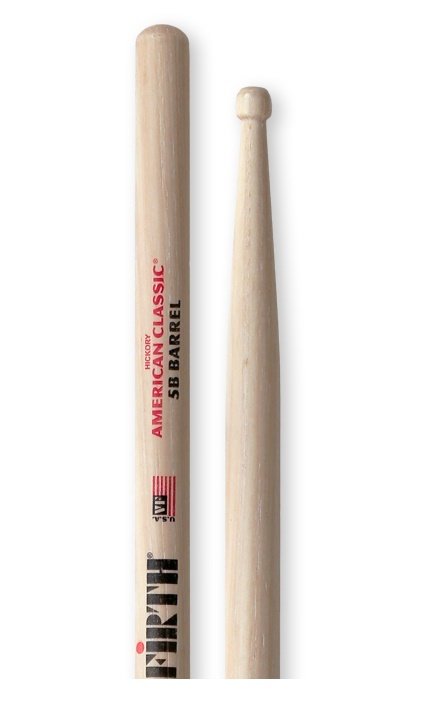 BAGET (ÇİFT) 5B BARREL TİP, HICKORY, 0.595''X16'', MEDIUM TAPER, TIP: WOOD (AĞAÇ ) / BARREL, SURFACE: MEDIUM / LACQUER