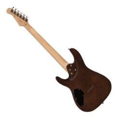 Valler FTS250 Mat Koyu Kahve Okoume Ağacı HH Perdesiz Elektro Gitar