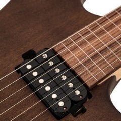 Valler FTS250 Mat Koyu Kahve Okoume Ağacı HH Perdesiz Elektro Gitar