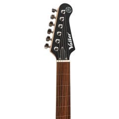 Valler FTS250 Mat Koyu Kahve Okoume Ağacı HH Perdesiz Elektro Gitar
