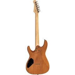Valler FTS270 Mat Koyu Kahve Okoume Ağacı HH Perdesiz Elektro Gitar