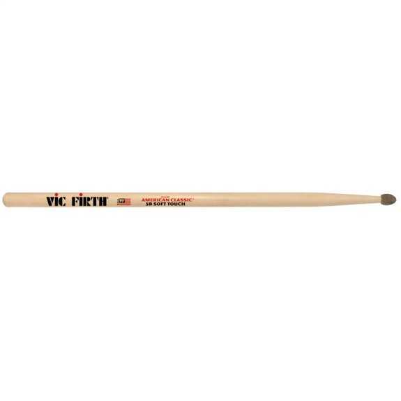 BAGET(ÇİFT) 5B SOFT TOUCH (KEÇE UÇ), HICKORY, 0.595''x16'', MEDIUM TAPER, TIP: SPECIALITY: KEÇE (FELT) / TEAR DROP, SURFACE: MEDIUM/LACQUER