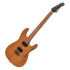 Valler FTS300A Mat Koyu Kahve Okoume Ağacı HH Aktif Perdesiz Elektro Gitar