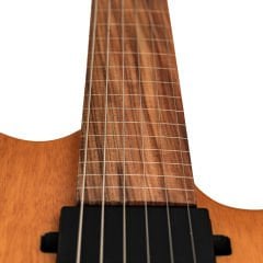 Valler FTS300A Mat Koyu Kahve Okoume Ağacı HH Aktif Perdesiz Elektro Gitar