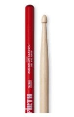 BAGET(ÇİFT) VIC 5B GRIP, HICKORY, 0.595''x16'', MEDIUM TAPER, TIP: WOOD (AĞAÇ) / TEAR DROP, SURFACE: MEDIUM / VIC GRIP