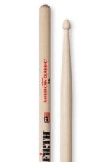 BAGET (ÇİFT) VIC 7A, HICKORY, 0.540''x15 1/2'', MEDIUM TAPER, TIP: WOOD / TEAR DROP, SURFACE: MEDIUM / LACQUER
