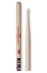 BAGET (ÇİFT) 7A NYLON, HICKORY, 0.540''x15 1/2'', MEDIUM TAPER, TIP: NYLON / TEAR DROP, SURFACE: MEDIUM / LACQUER