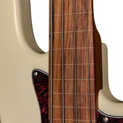 New Orleans NJA300FS Okoume Ağacı Vintage Bej Perdesiz Aktif Elektro Bass Gitar