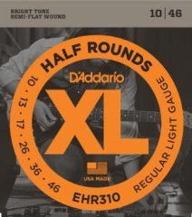 ELEKTRO GİTAR TEL SETİ, XL, HALF ROUNDS, REGULAR LIGHT GAUGE, 10-46, BRIGHT TONE, SEMI-FLAT WOUND