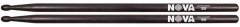 BAGET(ÇİFT) NOVA 5BB WOOD, BLACK PAINTED HICKORY, 16''x0.595'', MEDIUM TAPER, TIP: WOOD (AĞAÇ) /TEAR DROP (DAMLA), SURFACE: MEDIUM/BLACK PAINT