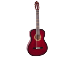 VALENCIA VC104TRDS KLASİK GİTAR 4/4 KIRMIZI SUNBURST SAP ÇELİKLİ