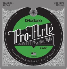 KLASİK FLAMENCO GİTAR TEL SETİ (4/4), PRO ARTE, RECTIFIED TREBLES, SILVER PLATED BASSES, CLEAR NYLON, MODERATE TANSION,