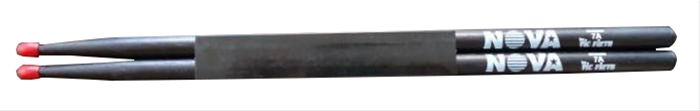 BAGET(ÇİFT) NOVA 7A NYLON TIP RED COLOURED, BLACK PAINT HICKORY, 15 1/2''x0.540'', MEDIUM TAPER, TIP: NYLON (RED) /TEAR DROP (DAMLA), SURFACE: MEDIUM/