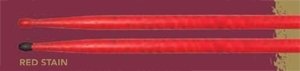 BAGET(ÇİFT) NOVA 7AR WOOD RED (KIRMIZI), HICKORY, 15 1/2''x0.540'', MEDIUM TAPER, TIP: WOOD (AĞAÇ) /TEAR DROP (DAMLA), SURFACE: MEDIUM/PAINT(RED)