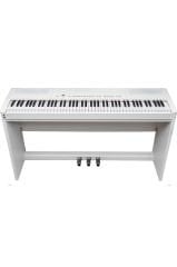 Valler S8 88 Tuşlu Dijital Piyano Portable Stage Beyaz Gülağacı ( Stand + Tabure + Kulaklık)