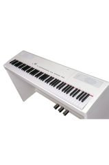 Valler S8 88 Tuşlu Dijital Piyano Portable Stage Beyaz Gülağacı ( Stand + Tabure + Kulaklık)