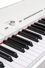 Valler S8 88 Tuşlu Dijital Piyano Portable Stage Beyaz Gülağacı ( Stand + Tabure + Kulaklık)