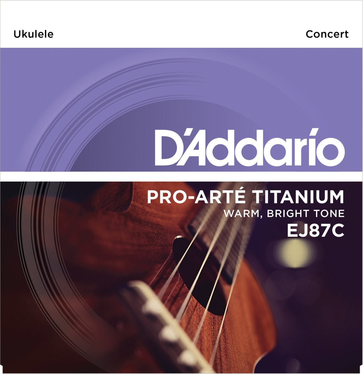 UKULELE TEL SETİ, CONCERT, TITANIUM, WARM BRIGHT TONE
